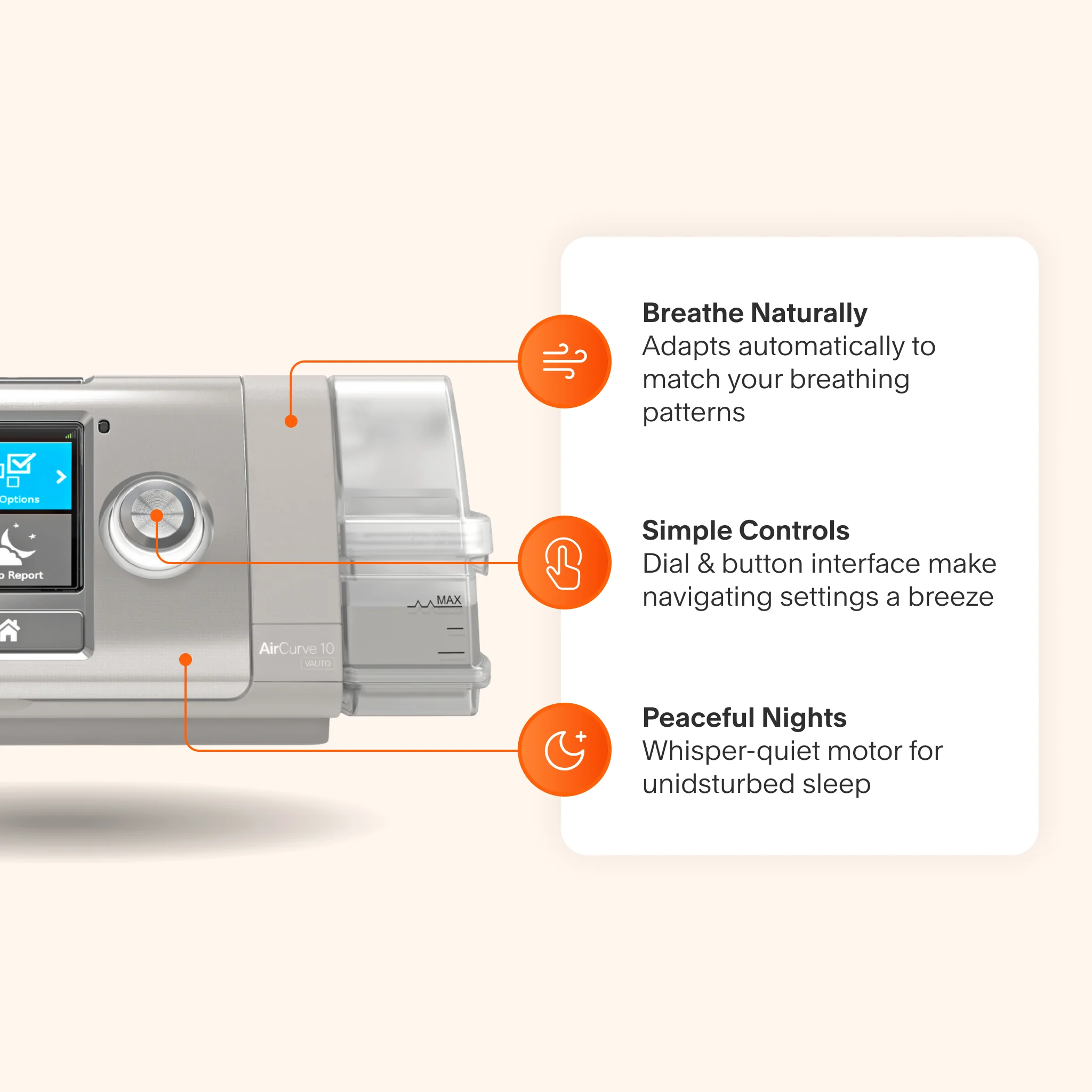 ResMed AirCurve 10 VAuto BiPAP Machine - Image 3