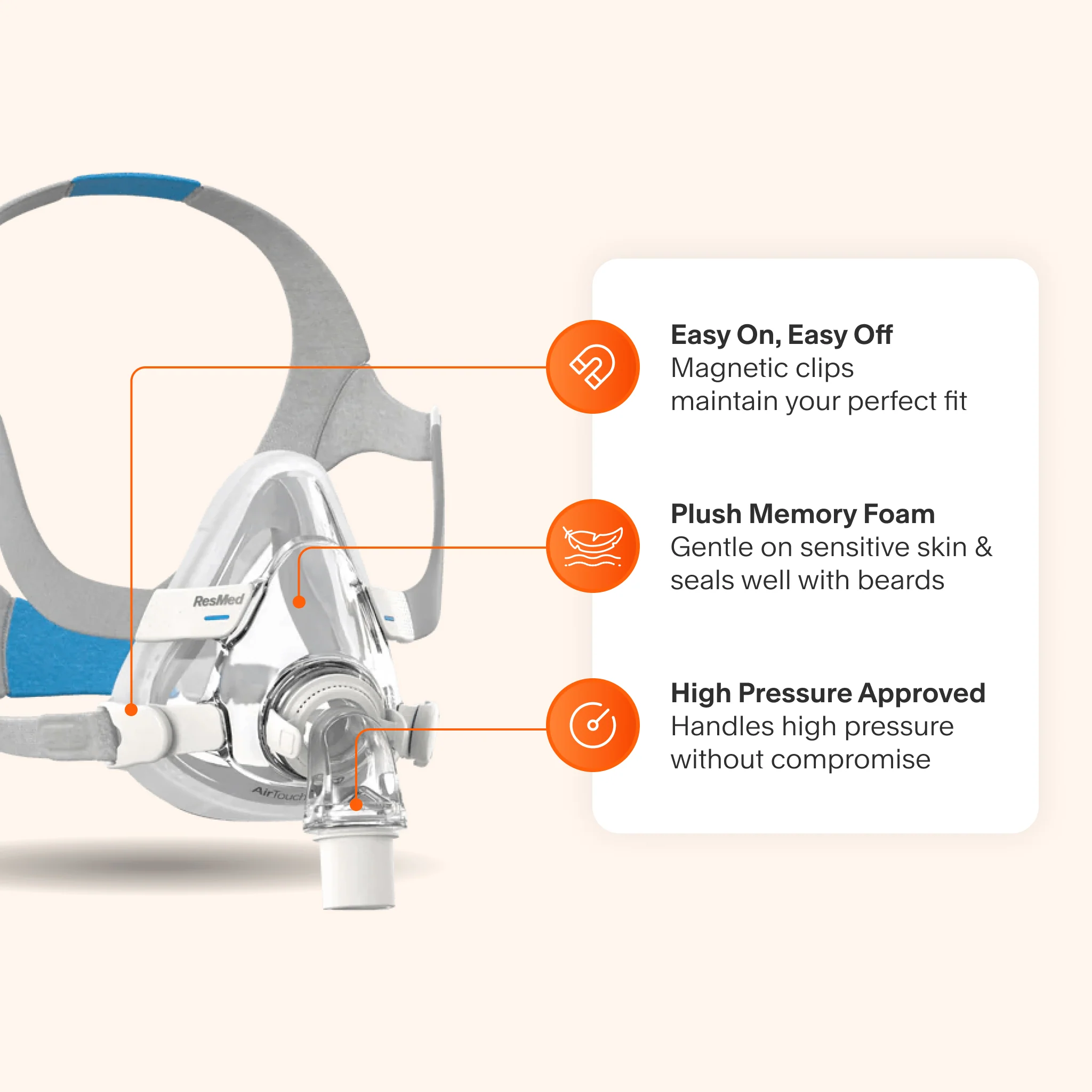 AirTouch F20 Full Face CPAP Mask - Image 4