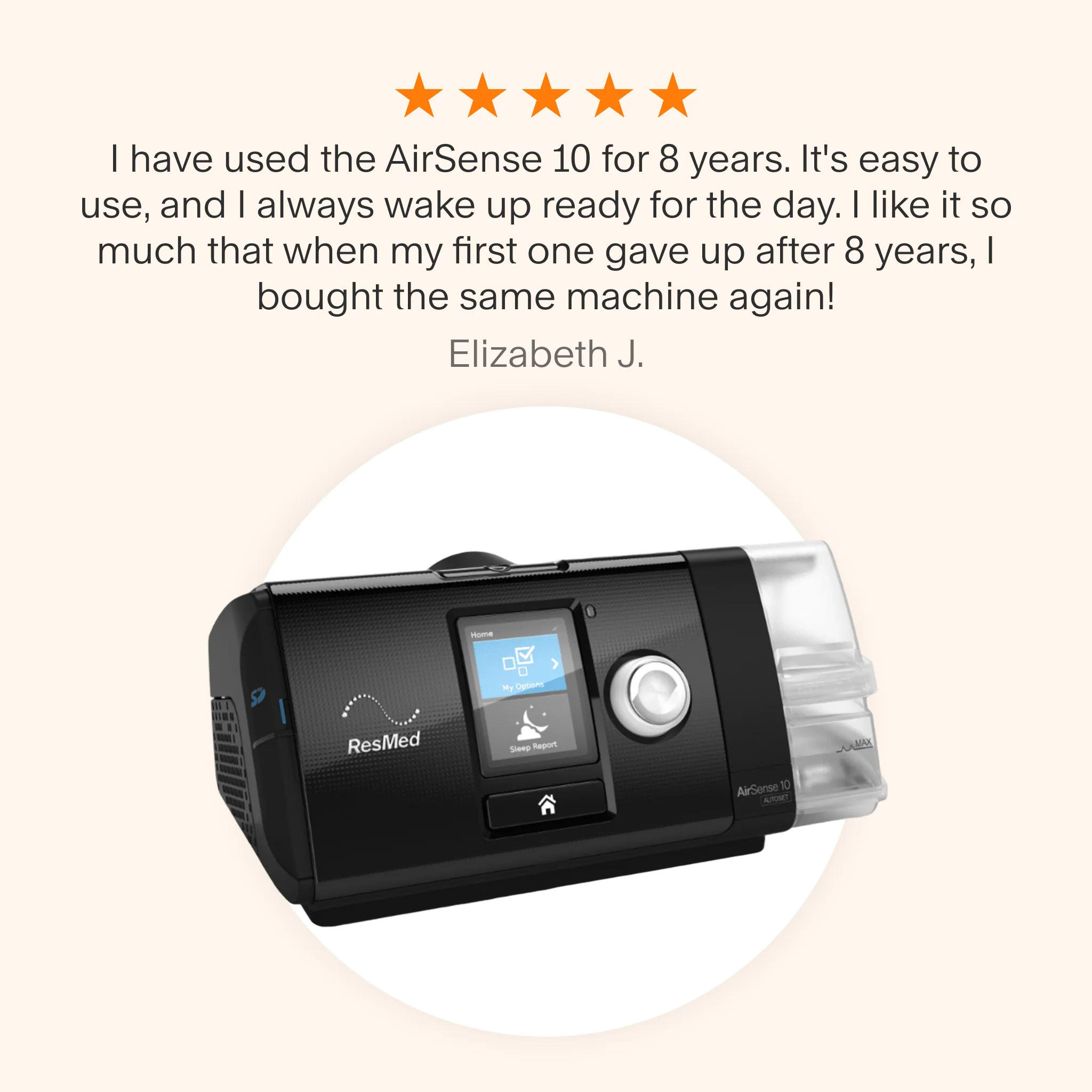 AirSense 10 AutoSet with P10 Nasal Pillow Mask Bundle - Image 7