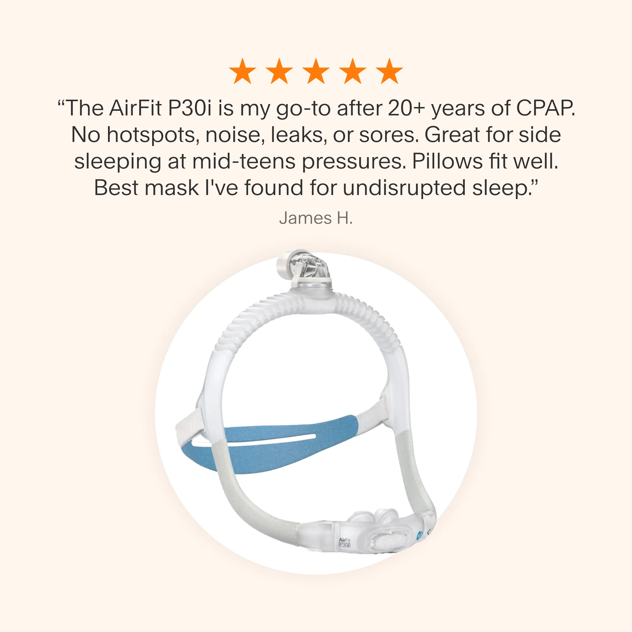 AirFit P30i Nasal Pillow CPAP Mask - Image 4