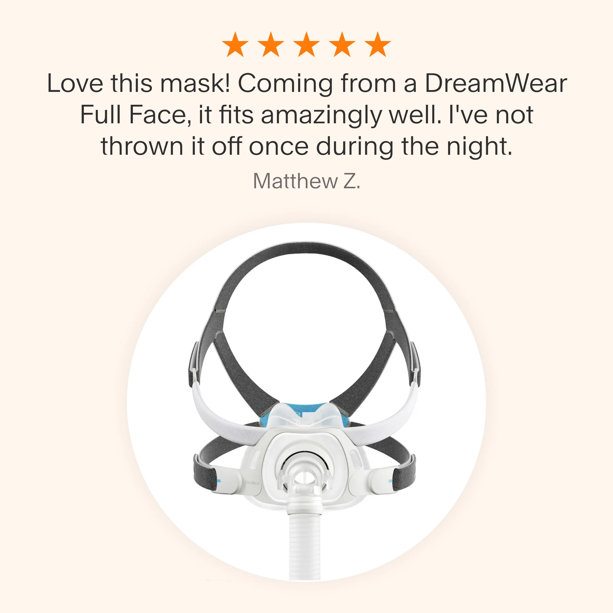 ResMed AirFit F40 Full Face CPAP Mask with Headgear - Image 5