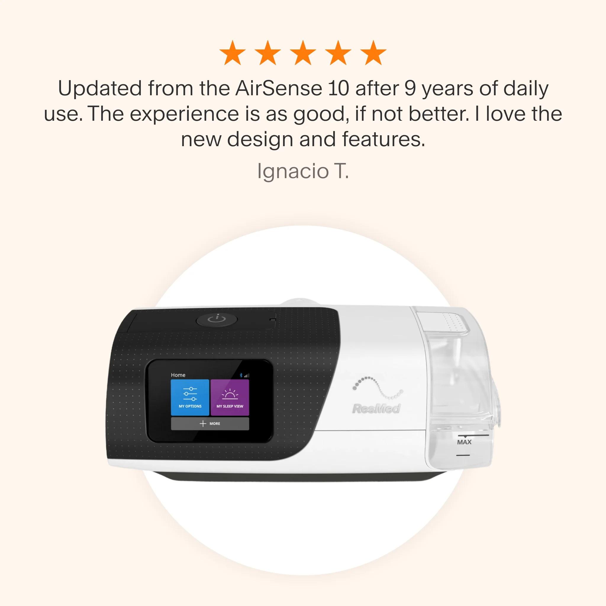 ResMed AirSense 11 AutoSet CPAP Machine - Image 5
