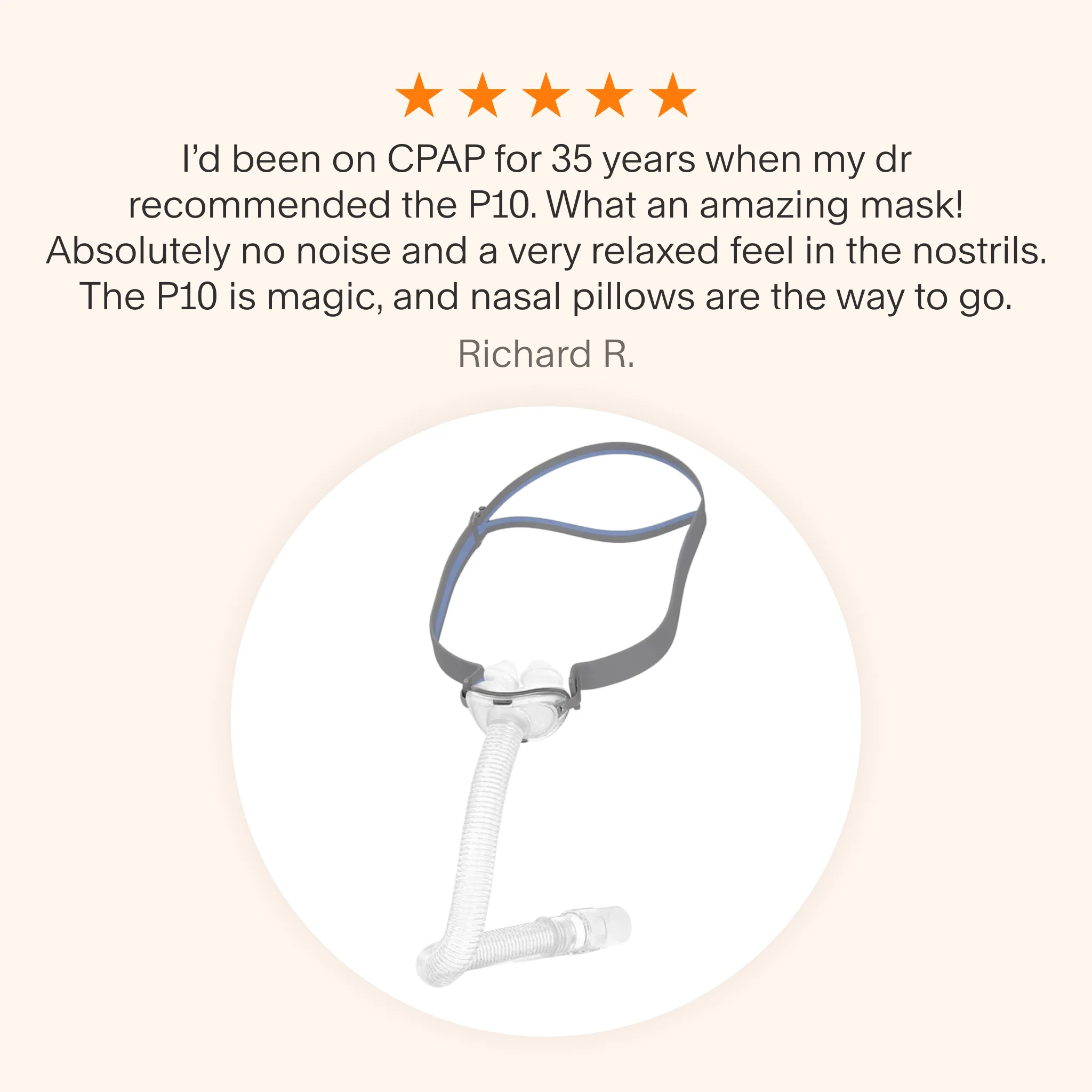 ResMed AirFit P10 Nasal Pillow CPAP Mask - Image 5