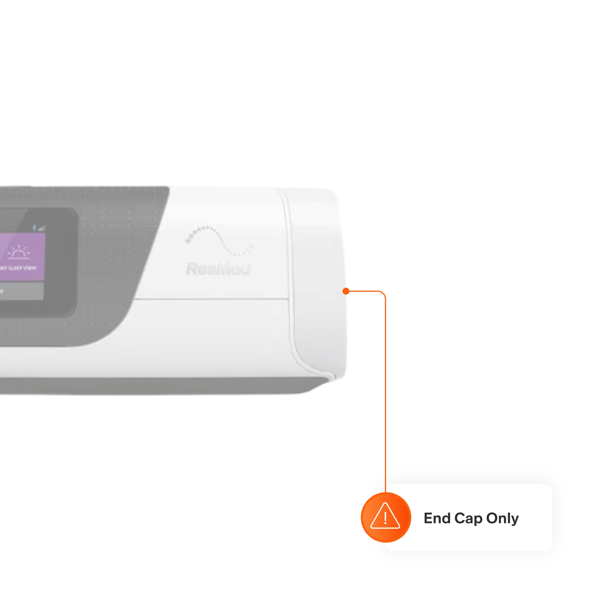 ResMed AirSense 11 Side Cover (End Cap) - Image 3