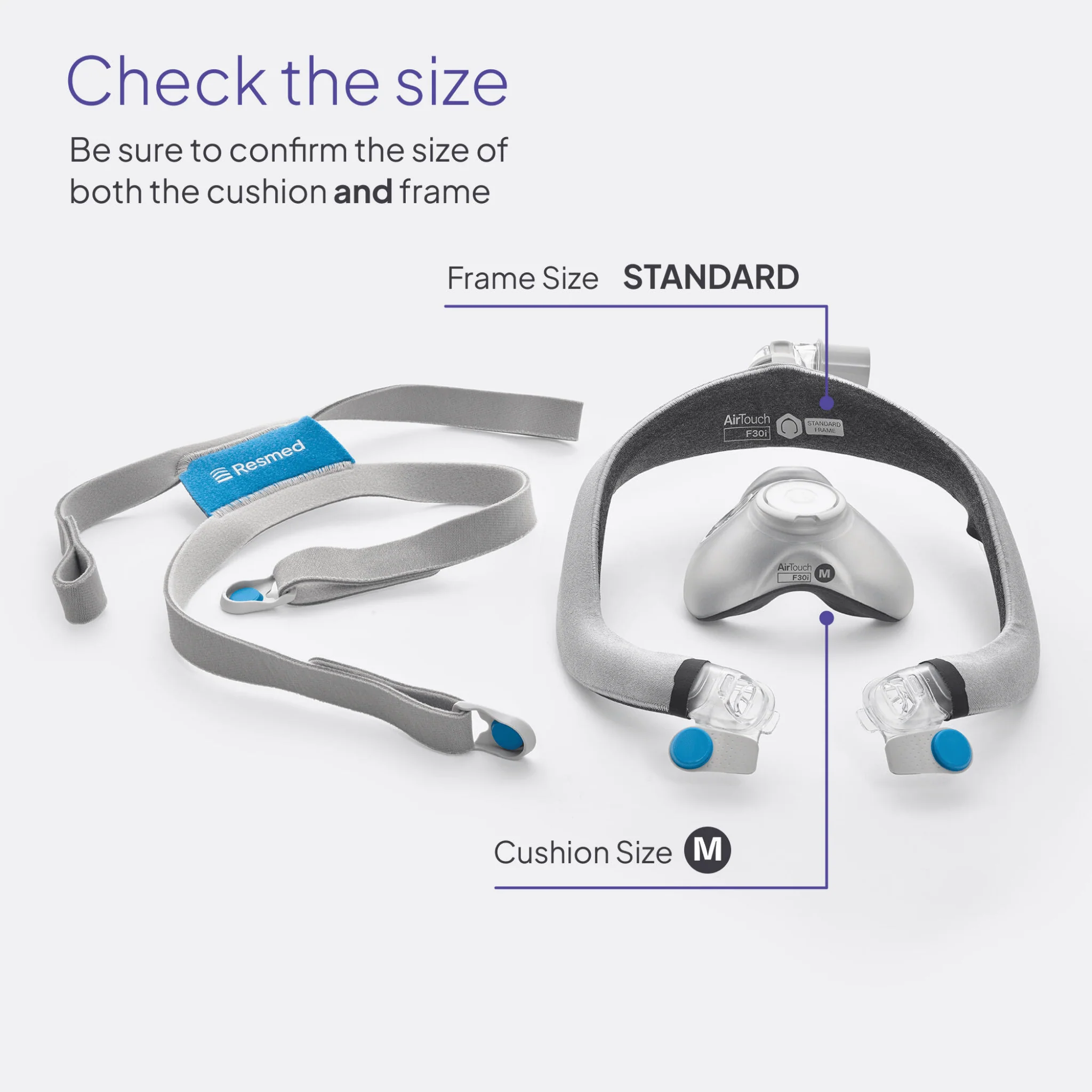 AirTouch F30i Comfort Full Face CPAP Mask - Image 20