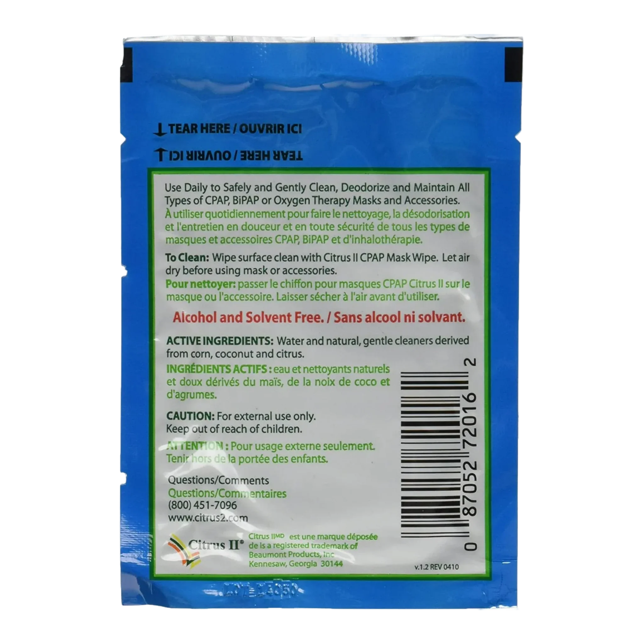 Citrus II CPAP Mask Wipes - Image 7