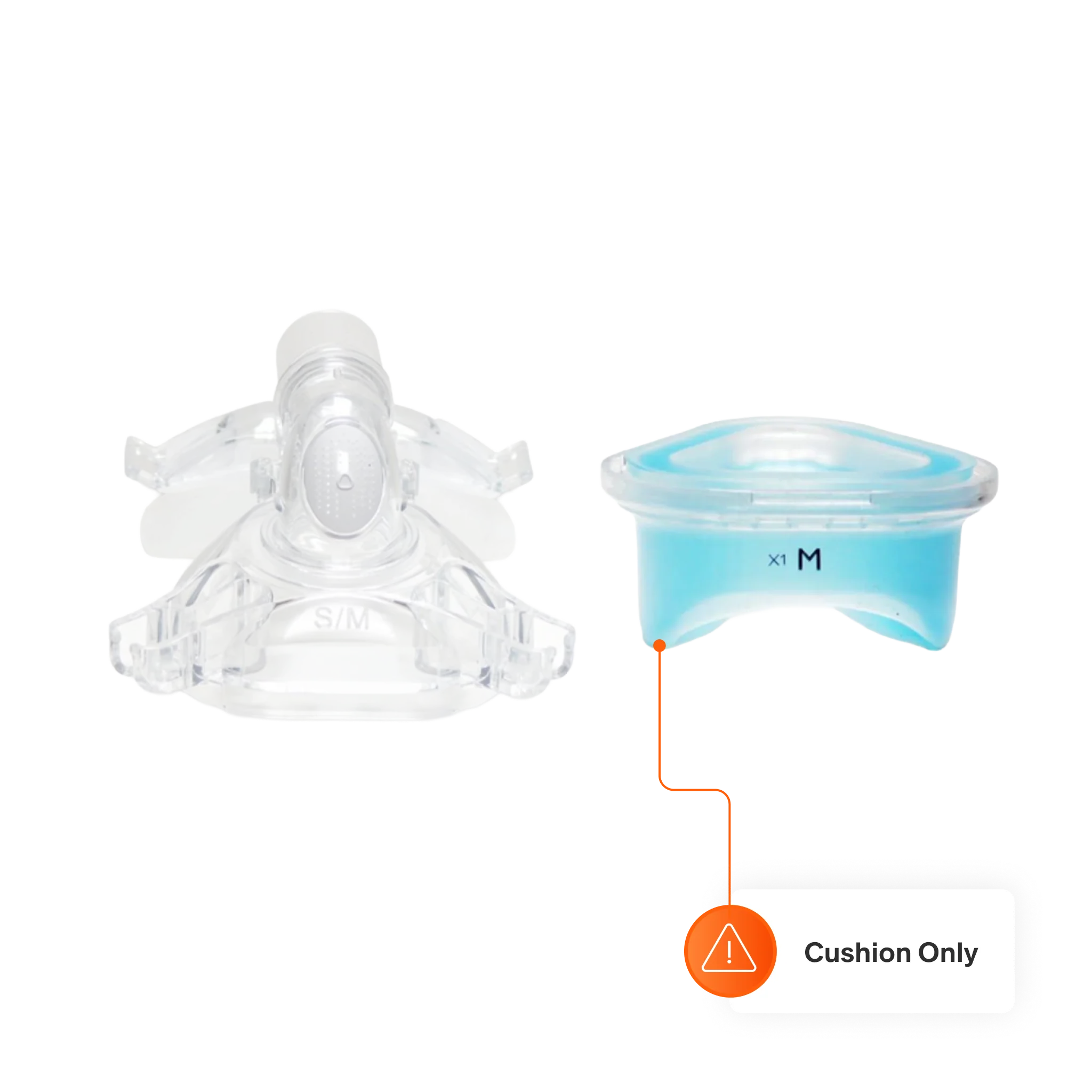 ComfortGel Blue Cushion for ComfortGel Nasal CPAP Masks - Image 3