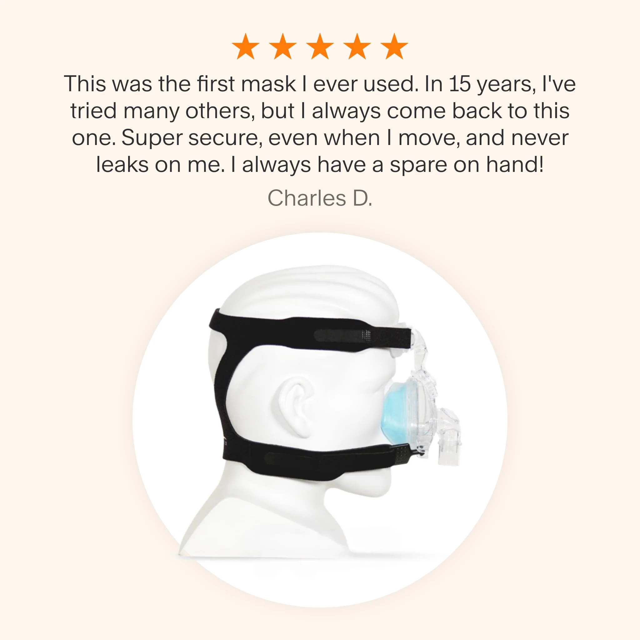 ComfortGel Blue Nasal CPAP Mask - Image 5