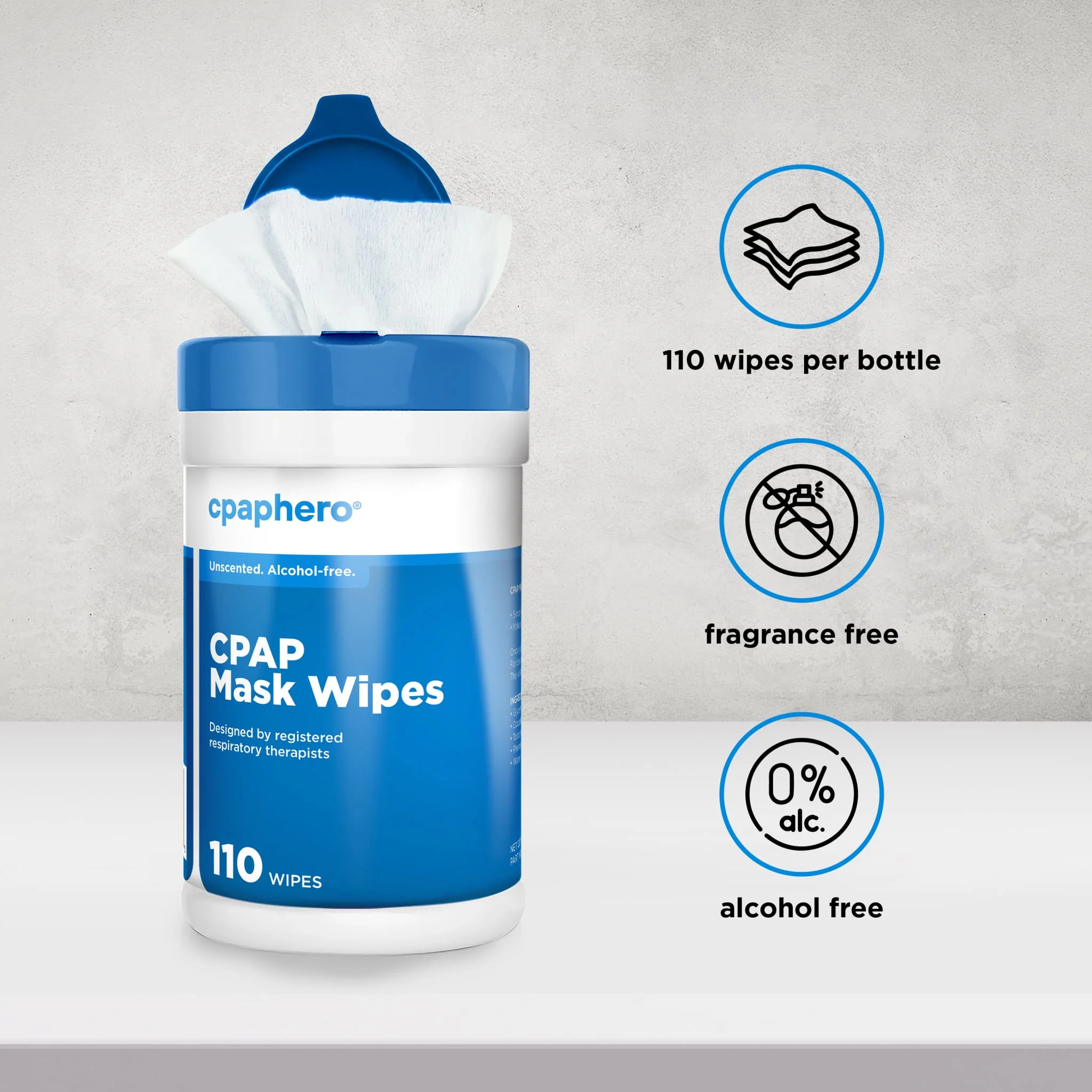 cpaphero Mask Wipes (110 count) - Image 2
