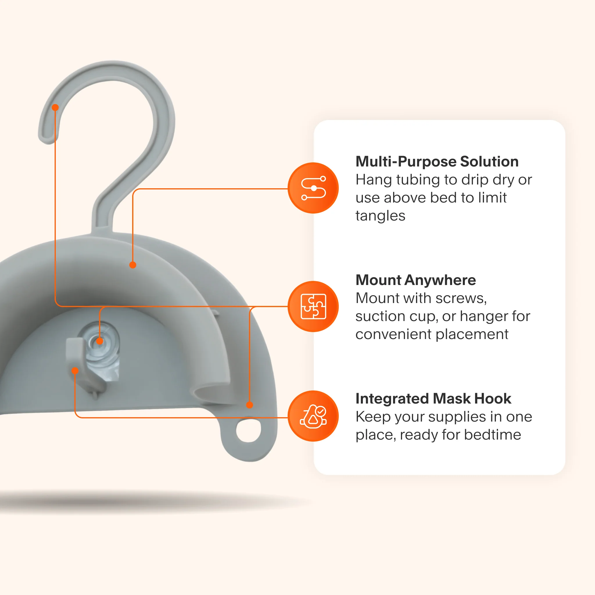 CPAP Hose Hanger - Image 4