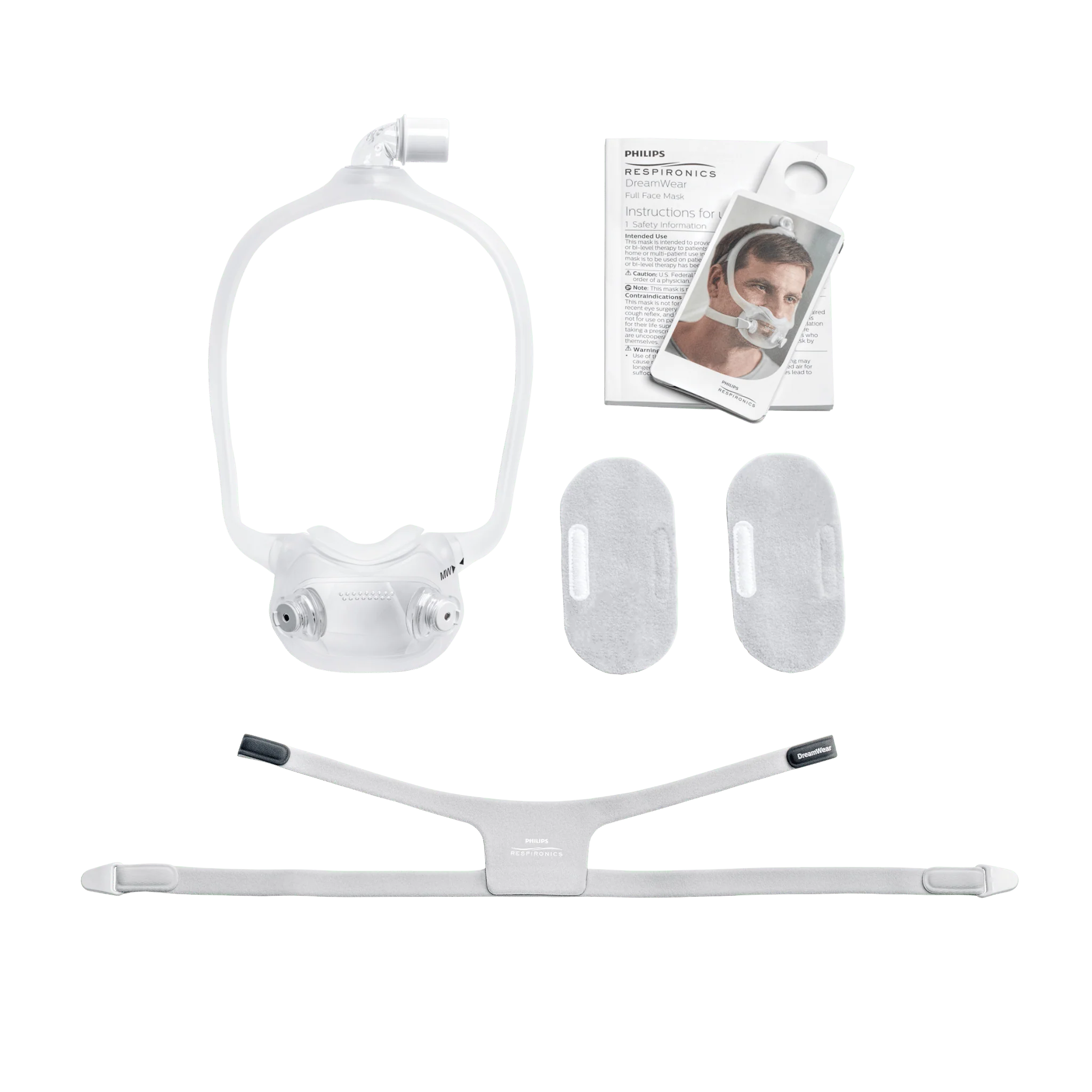 DreamWear Full Face CPAP Mask with Headgear - Image 12