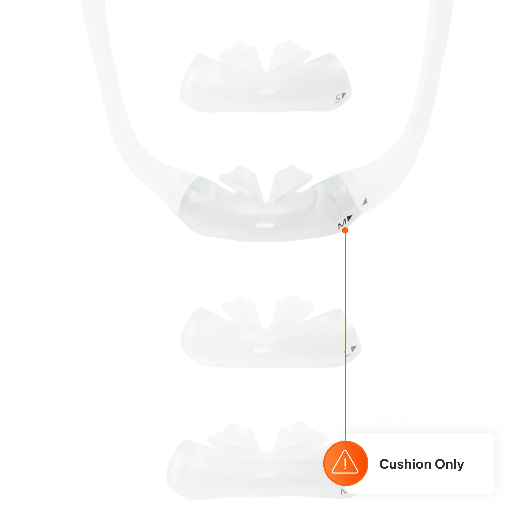 Replacement DreamWear Silicone Nasal Pillow - Image 4