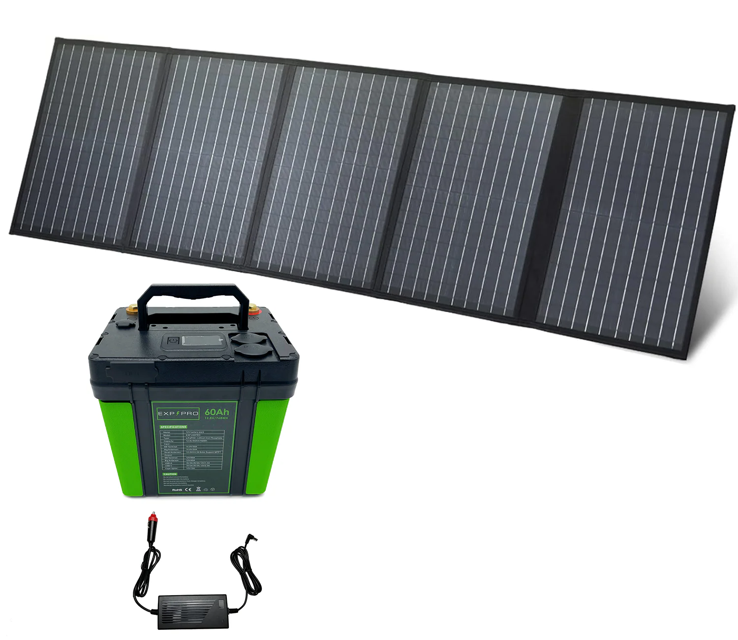 EXP240PRO 786 Wh CPAP Battery + 100 Watt Solar Panel Bundle - Image 19
