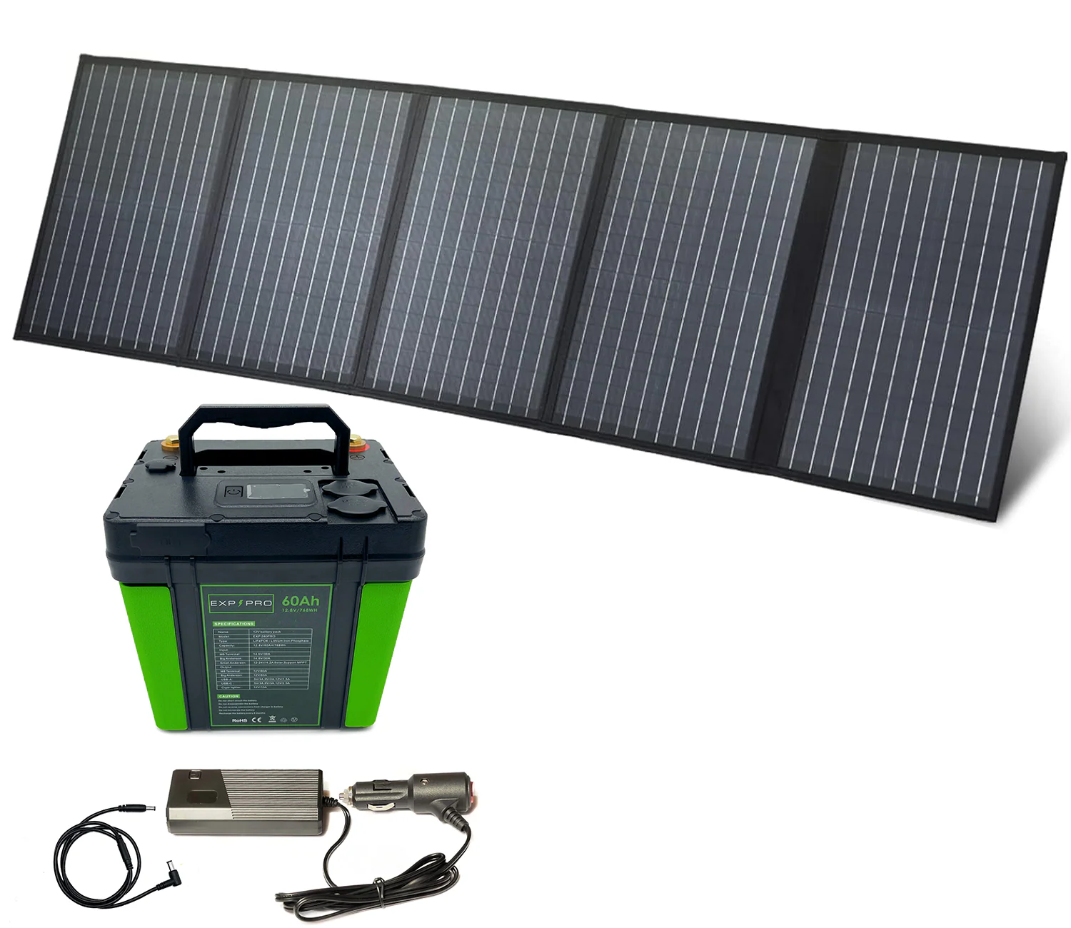 EXP240PRO 786 Wh CPAP Battery + 100 Watt Solar Panel Bundle - Image 22