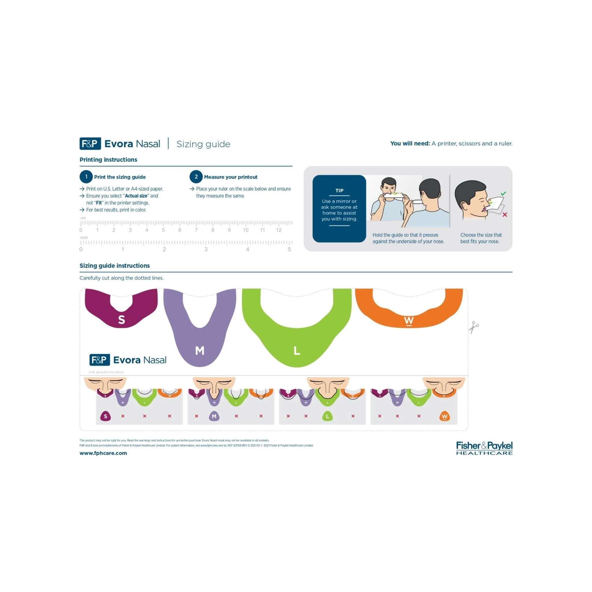 Evora Nasal Mask Fit Pack - Image 13