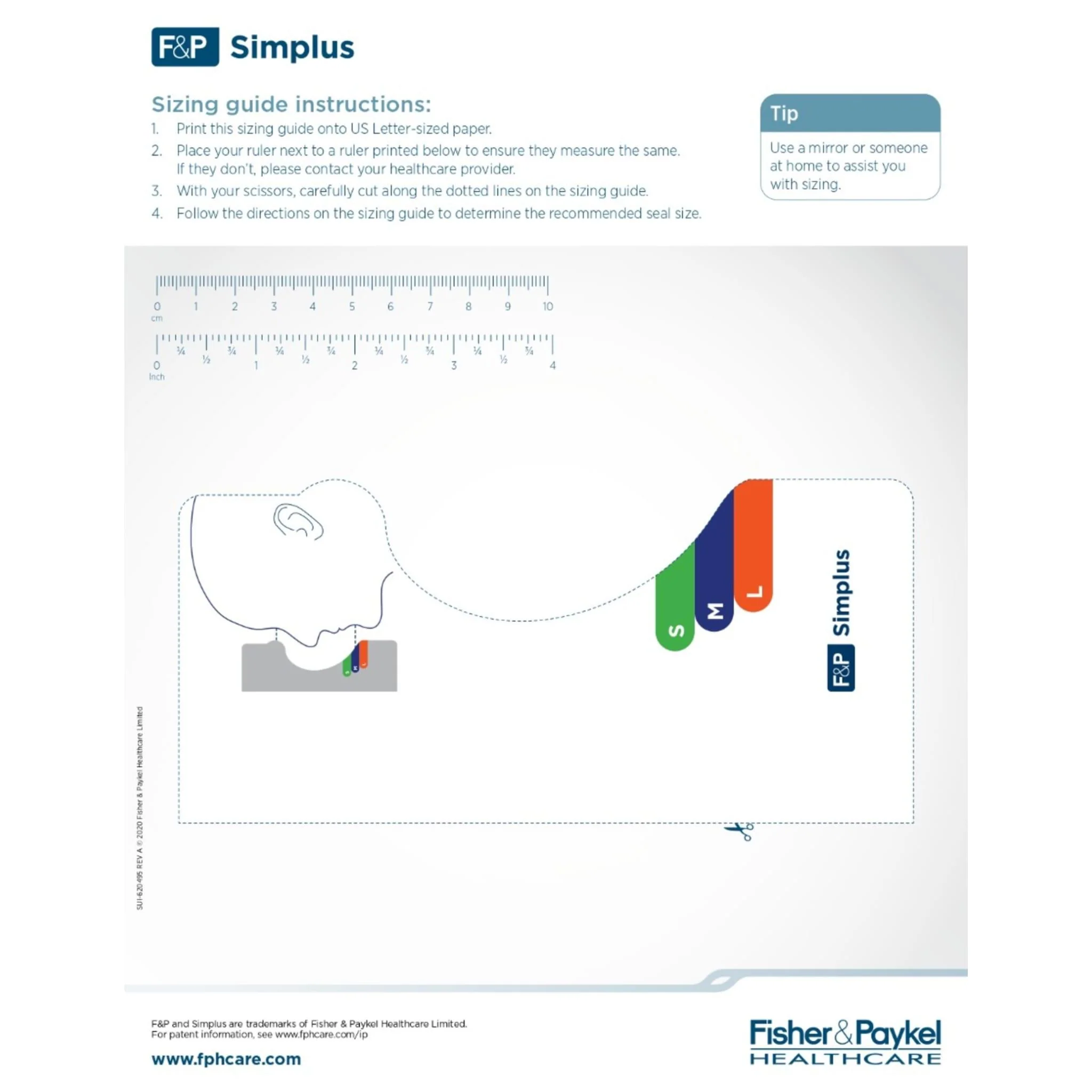 Fisher & Paykel Simplus Full Face CPAP Mask - Image 12