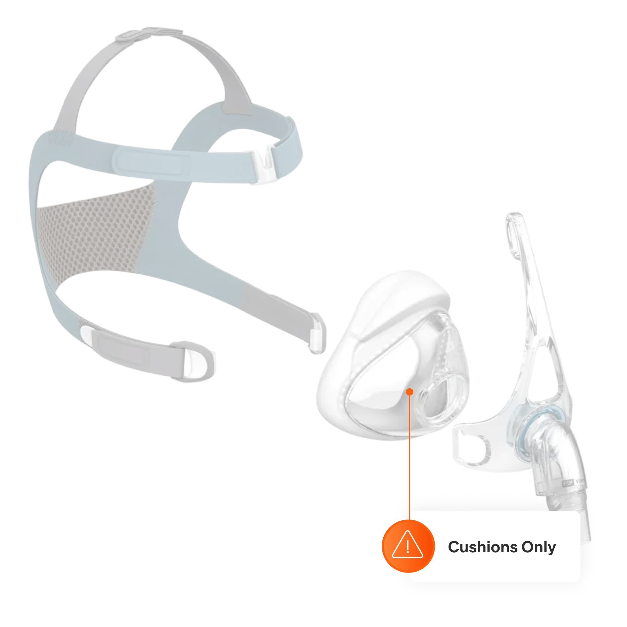 Fisher & Paykel Vitera Full Face Mask Cushions - Image 3