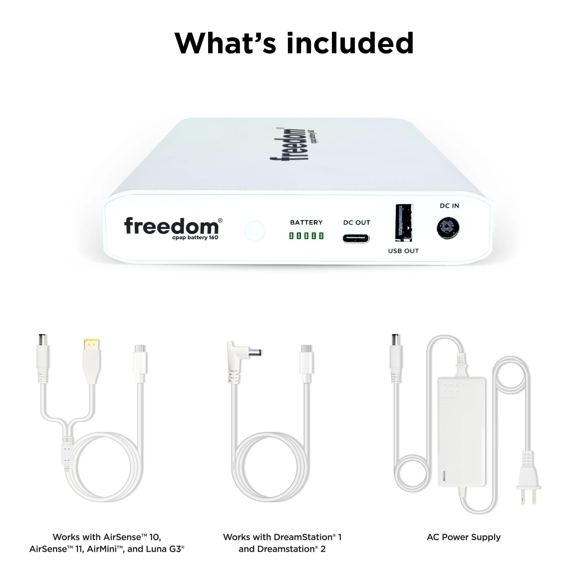 Freedom CPAP Battery 160 - Image 3