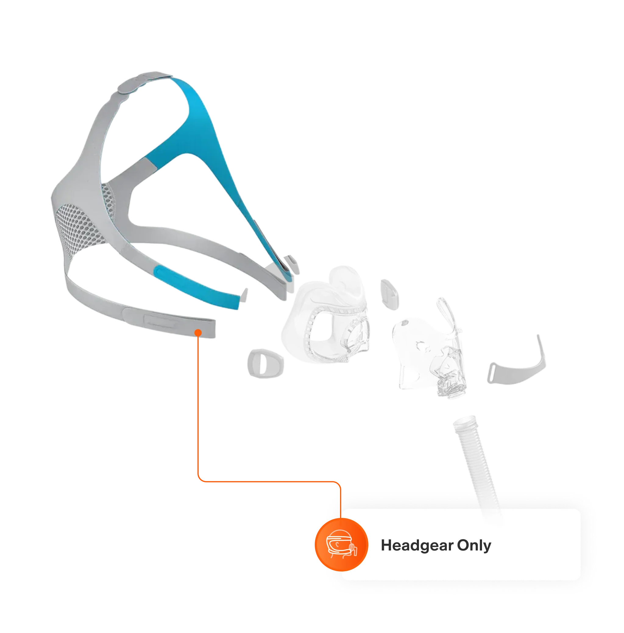 Headgear for F&P Evora Full Face Mask - Image 2