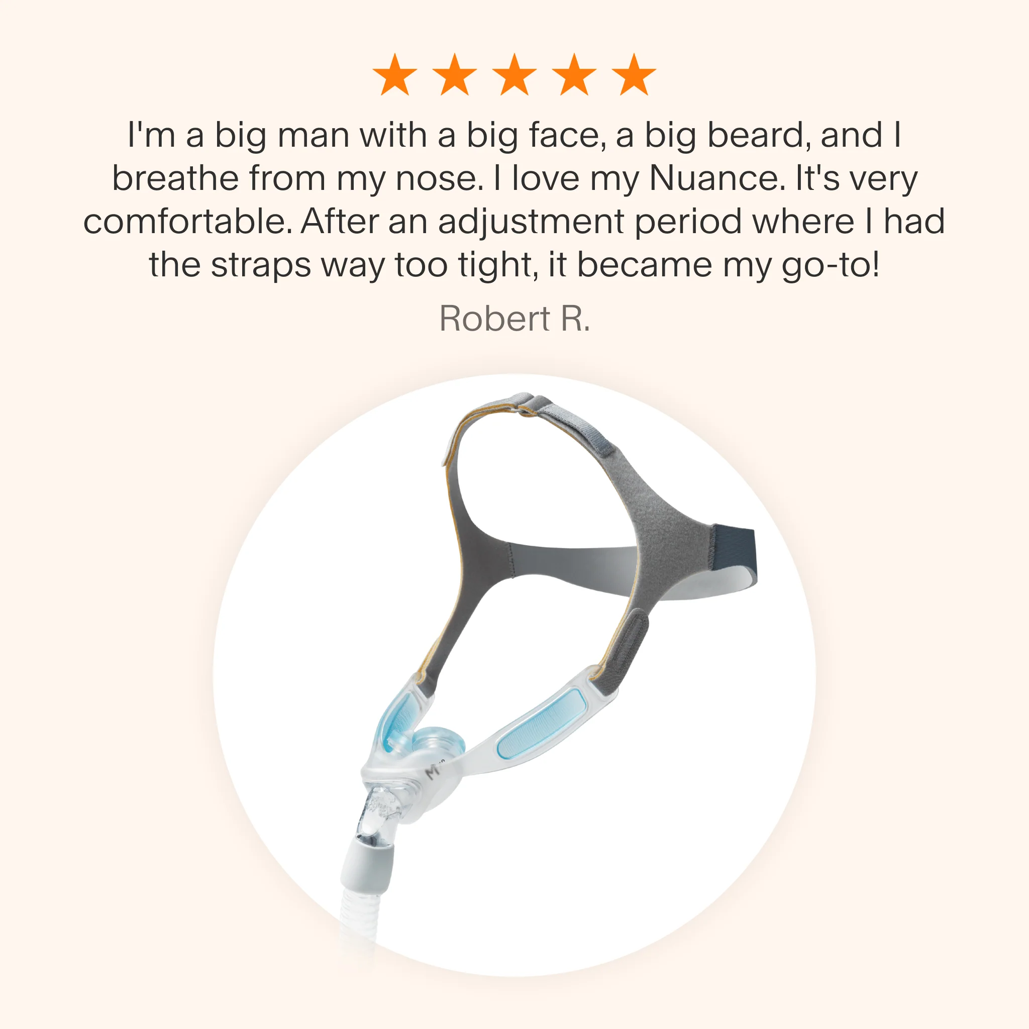Nuance & Nuance Pro Nasal Pillow CPAP Mask without Headgear - Image 4