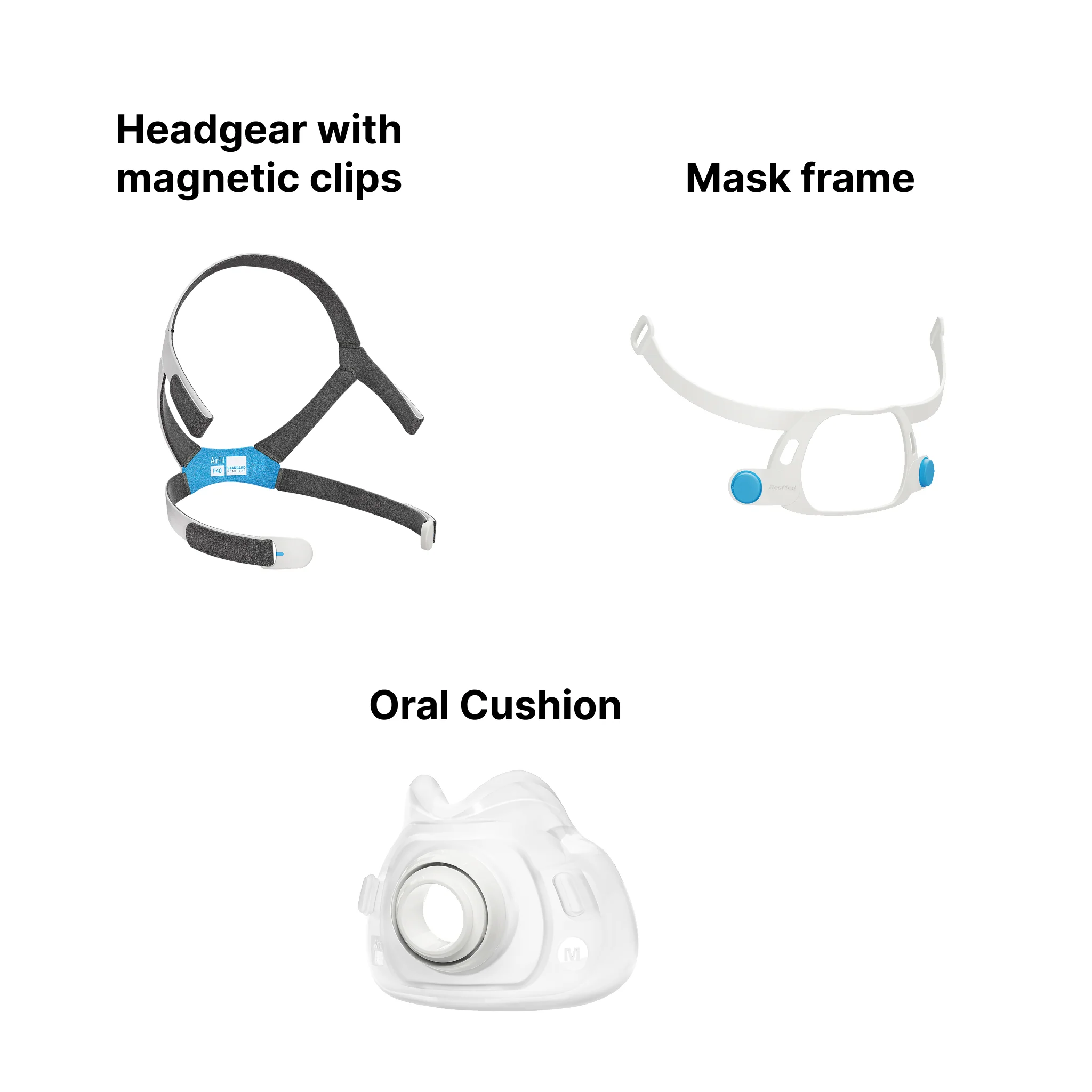 ResMed AirFit F40 Full Face CPAP Mask with Headgear - Image 9