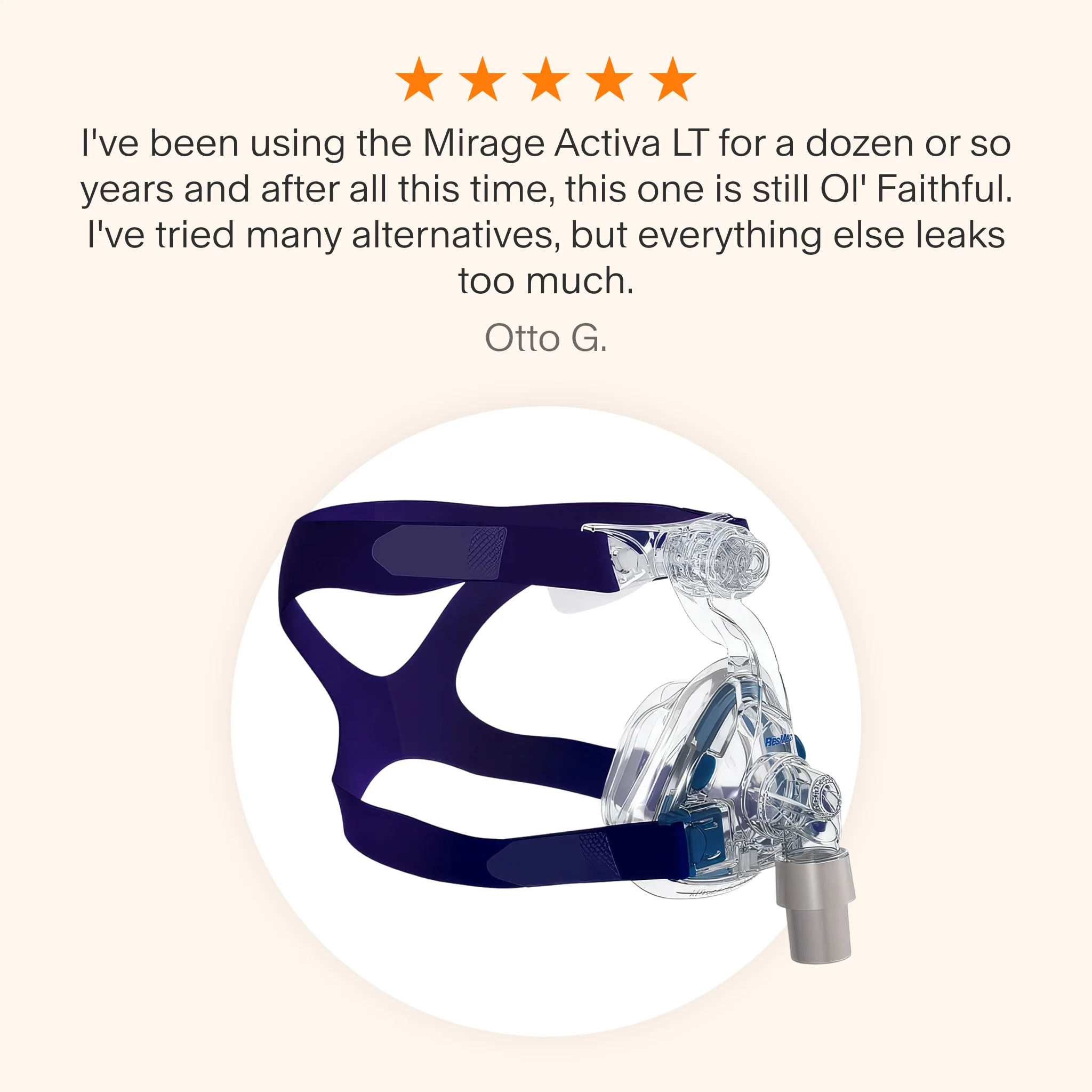Mirage Activa LT Nasal CPAP Mask - Image 5