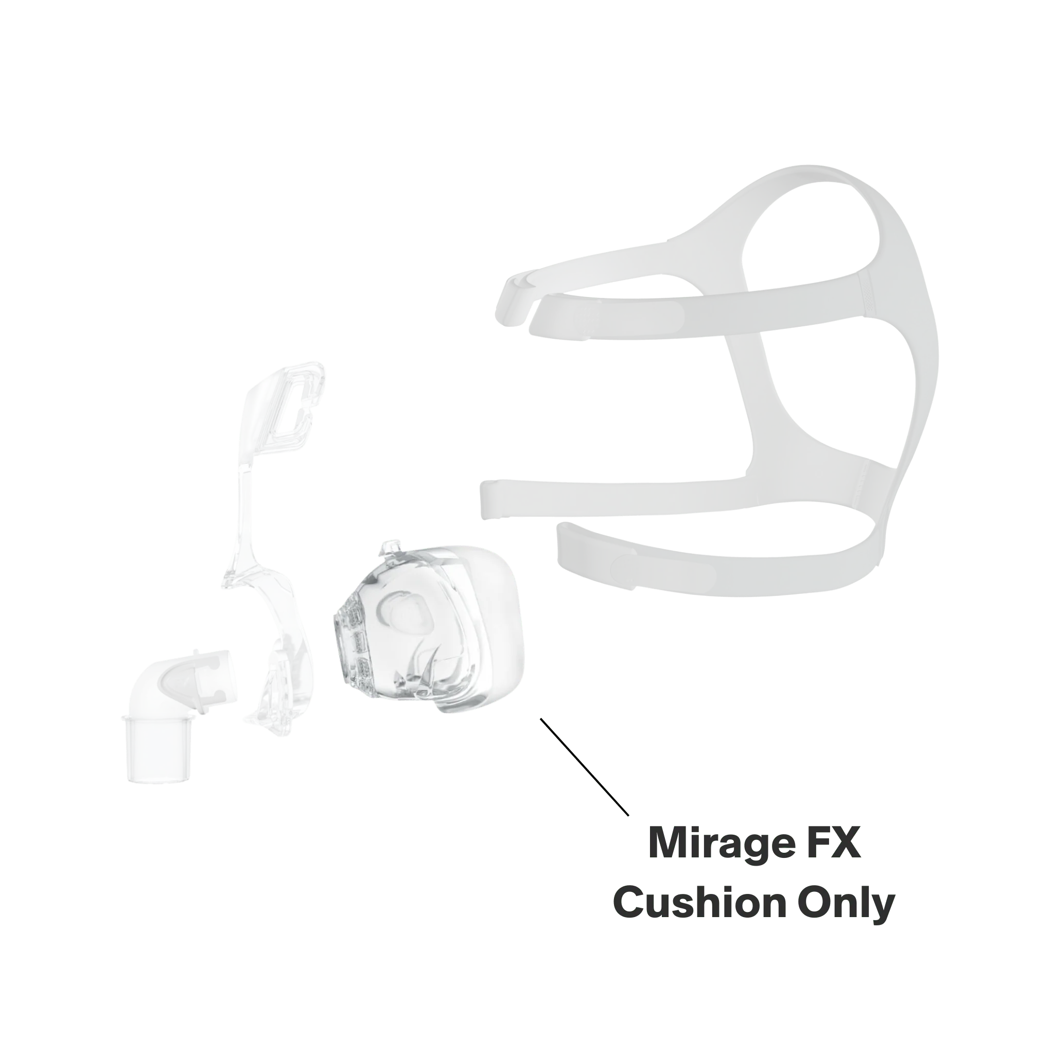 Dual-Wall Spring Air Cushion for Mirage FX Nasal CPAP Mask - Image 4