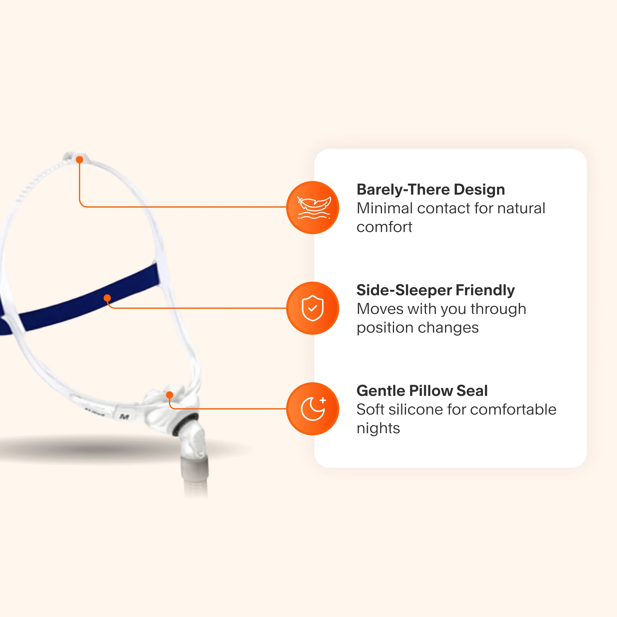 ResMed Swift FX Nasal Pillow CPAP Mask with Headgear - Image 4