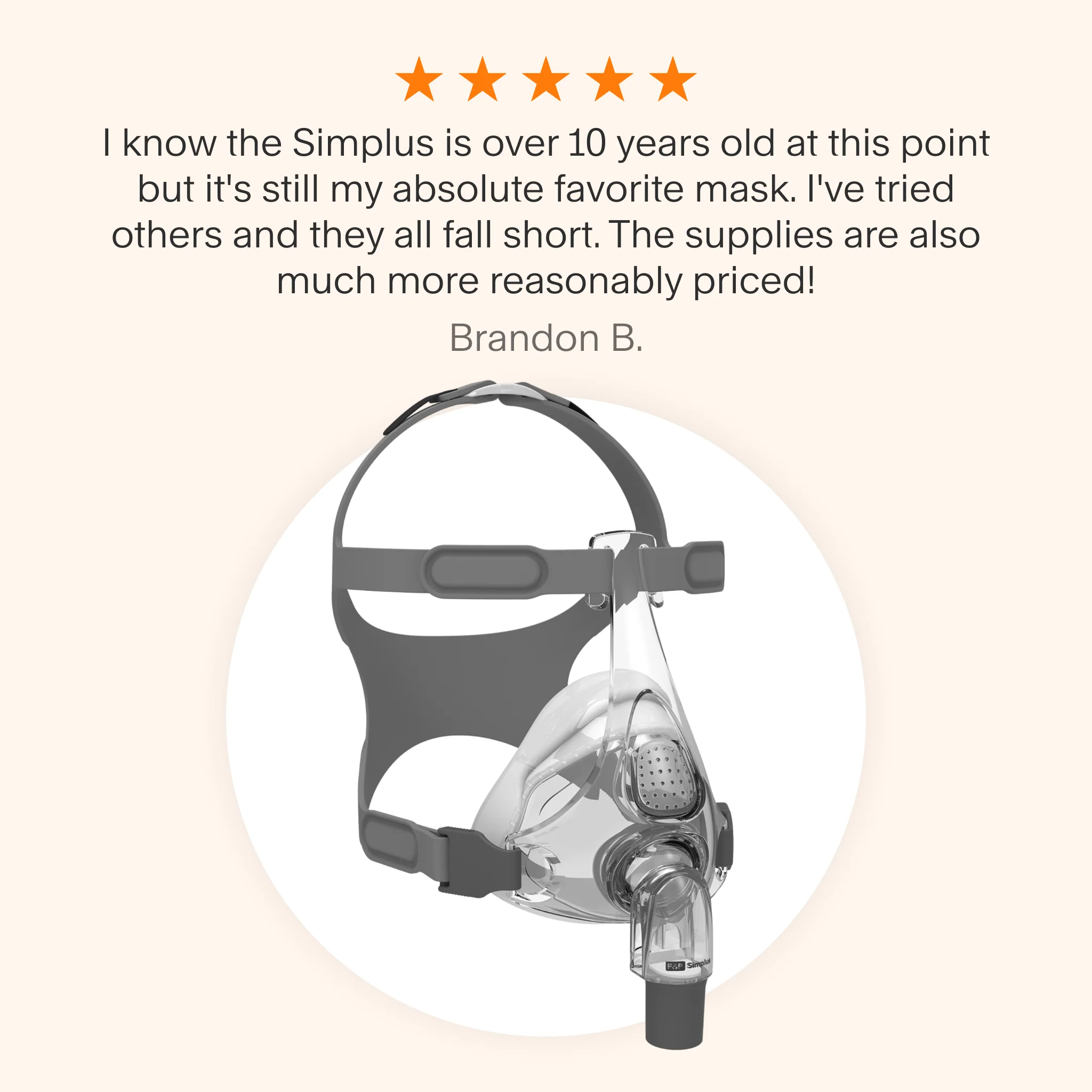 Fisher & Paykel Simplus Full Face CPAP Mask - Image 5