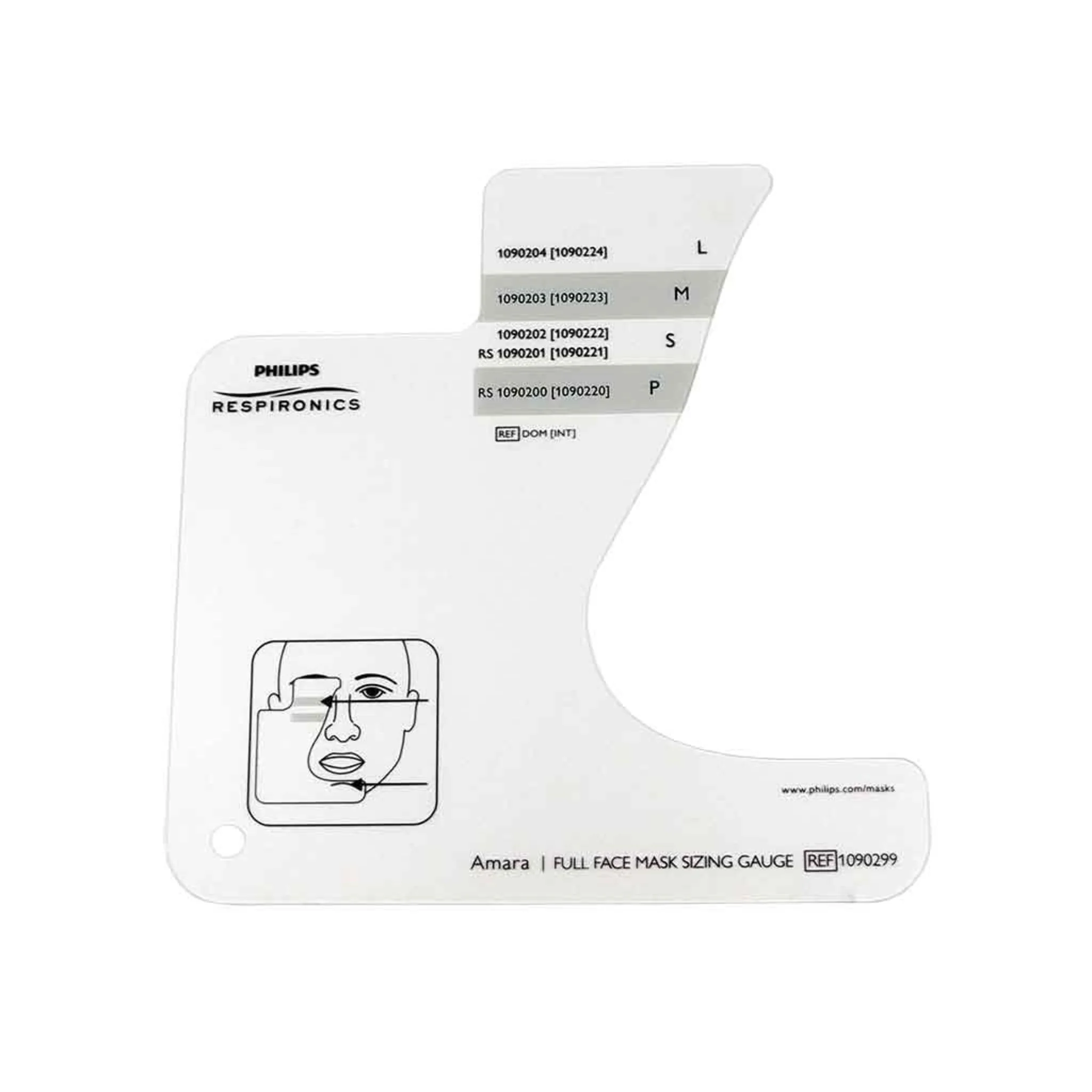 Sizing Gauge for Amara Full Face Mask - Image 2