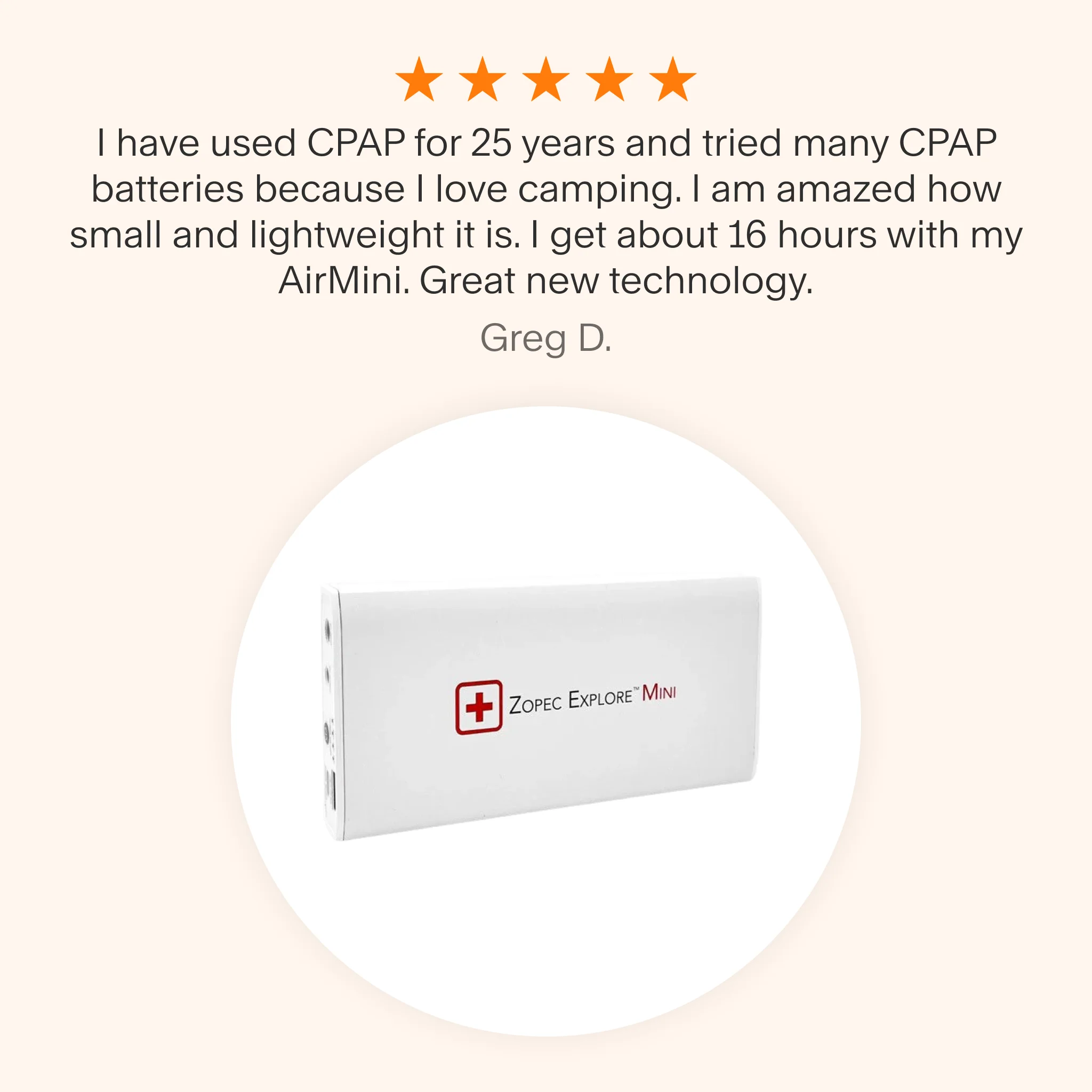 Zopec Explore Mini CPAP Battery - Image 4